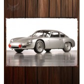 Металлическая табличка Porsche 356B 1600GS Carrera GTL Abarth